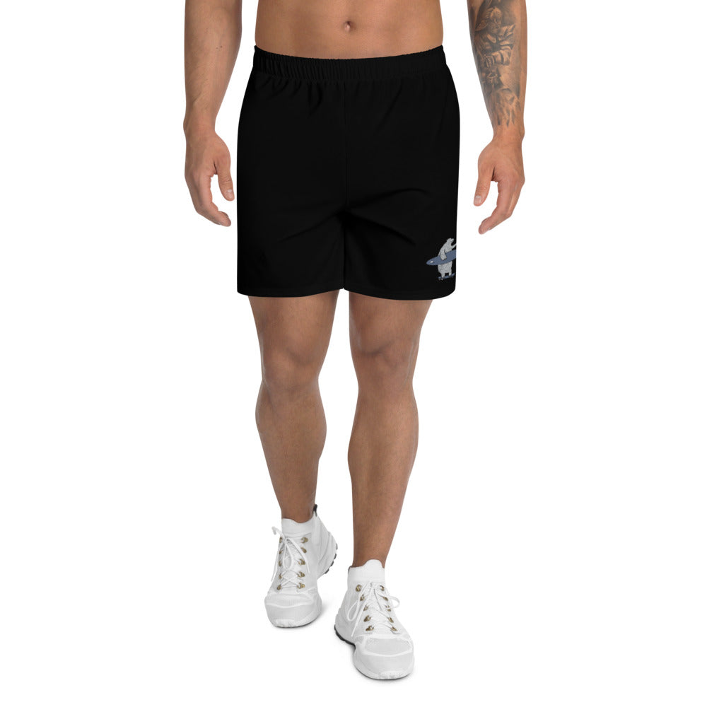 Black JGWTF Men's Athletic Shorts