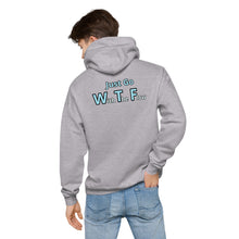 Load image into Gallery viewer, Just Go WTF Unisex fleece hoodie